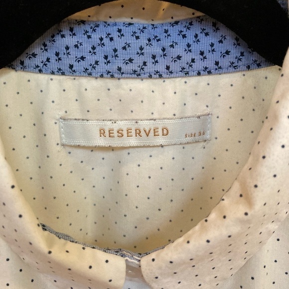 RESERVED polka dot button down dress shirt - Picture 2 of 4